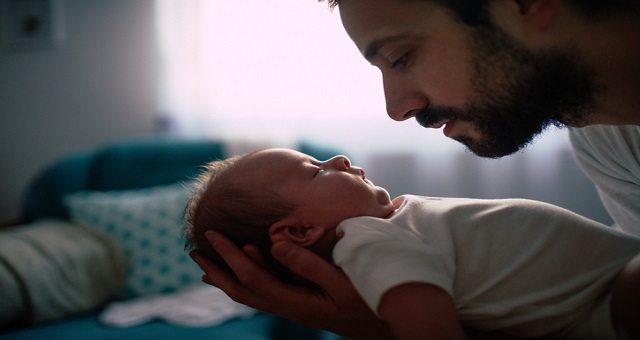 work-life satisfaction, work-life balance, father and newborn